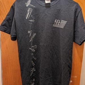 Kel TEC men's size medium black graphic t-shirt.